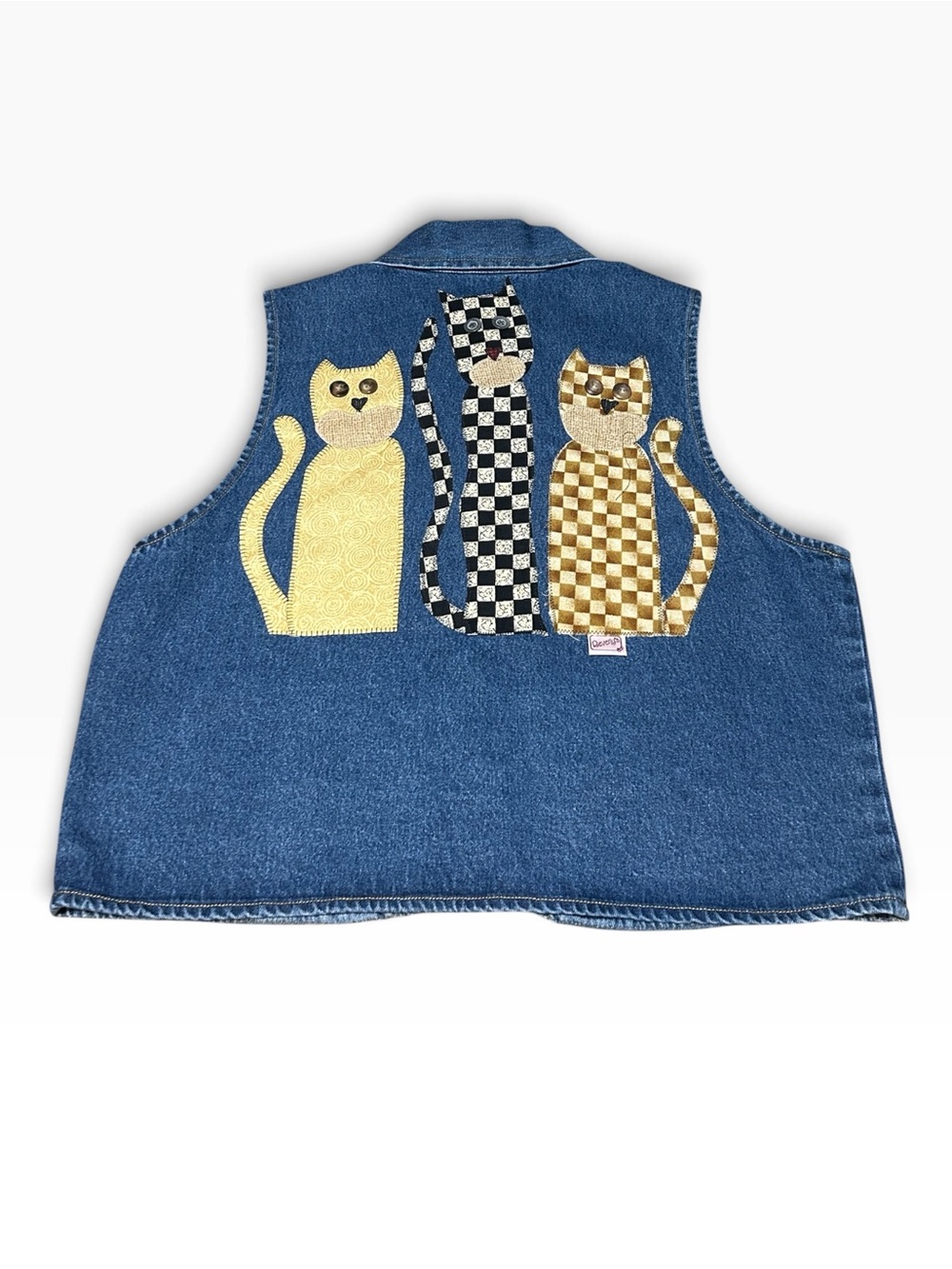 Vintage Beverly’s Denim Cat Vest